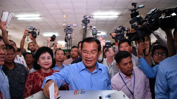 Farsa de elecciones en Camboya sin el principal partido opositor