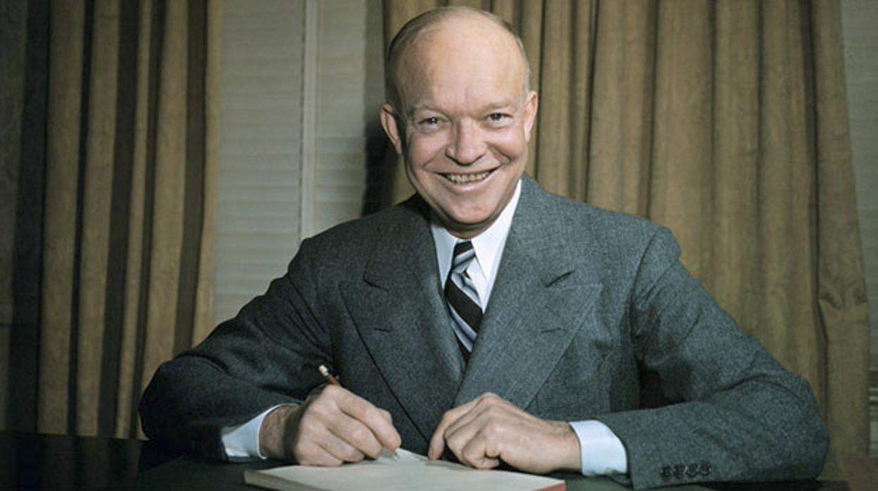 El presidente de Estados Unidos, Dwight Eisenhower