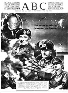 Eisenhower se convirtió en 1944 en héroe norteamericano y global por su papel protagonista en el Desembarco de Normandía, punto de inflexión de la Segunda Guerra Mundial. Así lo reflejó la portada de ABC.