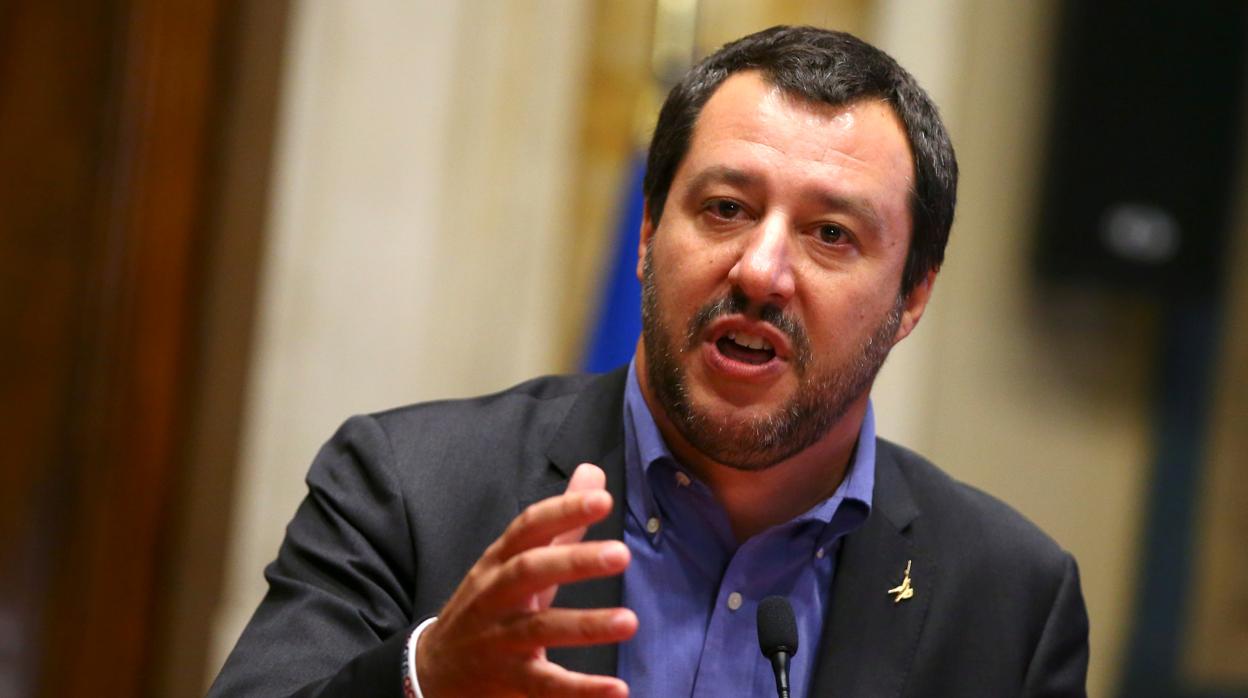 Matteo Salvini, lider del partido Liga Norte y minitro de Interior de Italia