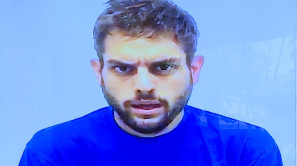 El diputado detenido Juan Requesens, en el vídeo difundido por el Gobierno de Venezuela