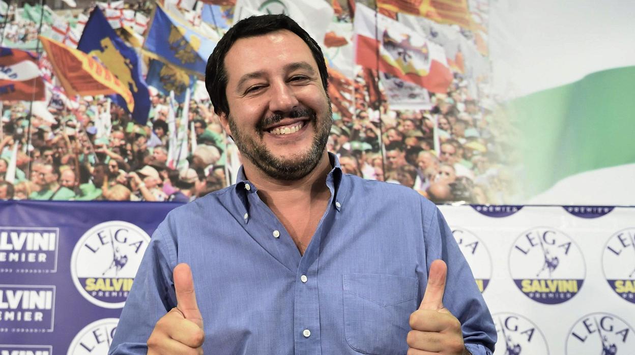 El ministro del Interior italiano, Matteo Salvini