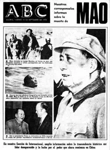 El «Gran timonel» falleció el 9 de septiembre de 1976 y ABC llevó al día siguiente a su portada algunas de las imágenes que marcaron la vida del dictador chino.