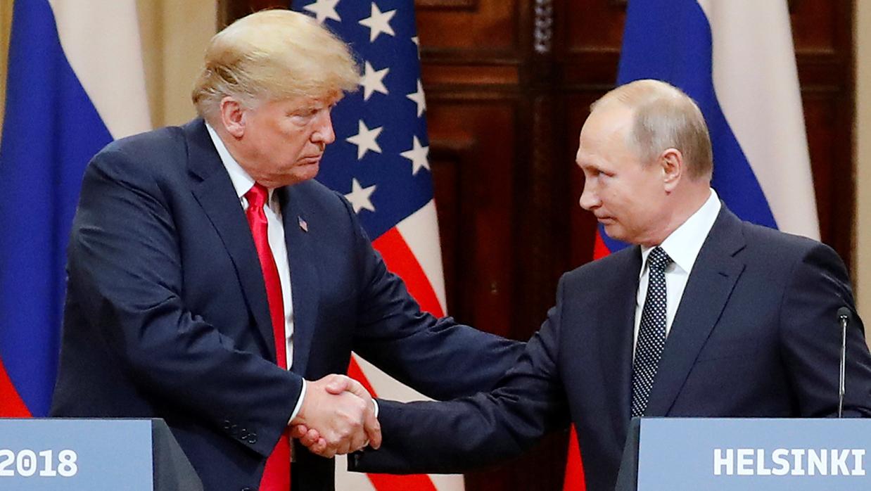 Donald Trump y Vladímir Putin, durante su encuentro el pasado julio en Helsinki