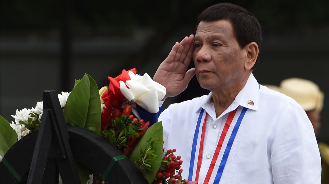 El presidente filipino Rodrigo Duterte