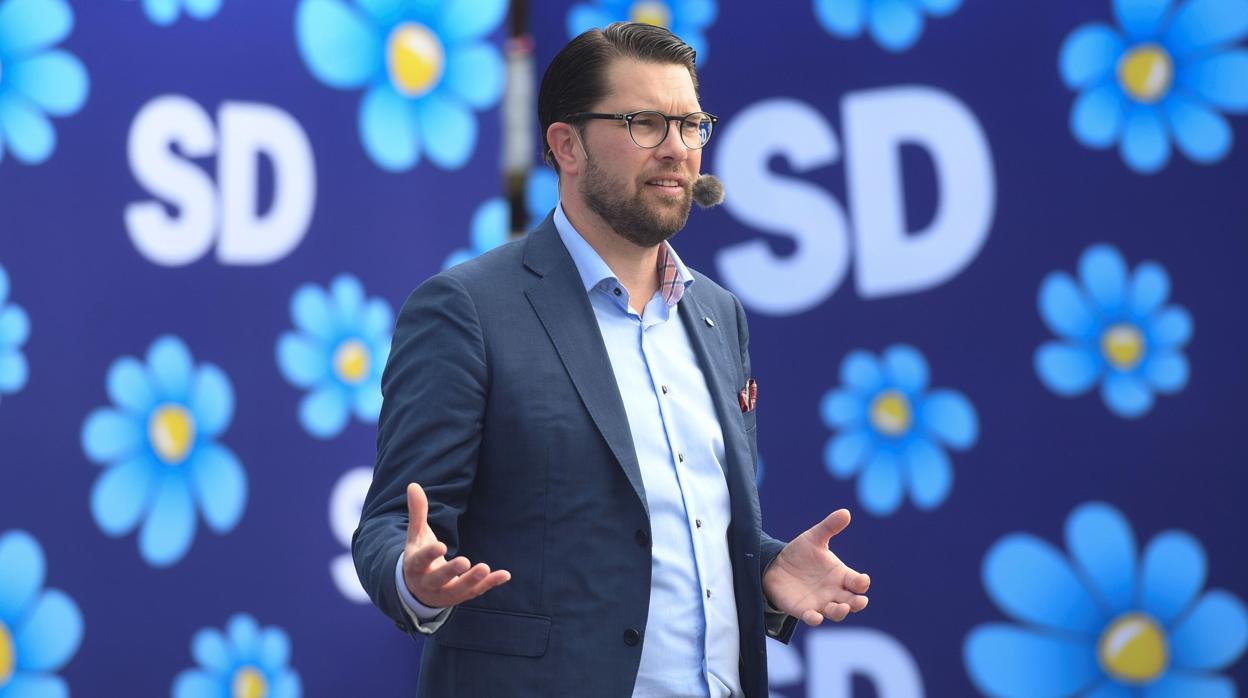 El líder de demócratas suecos, Jimmi Åkesson