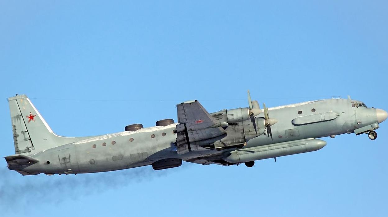 Un avión ruso IL-20