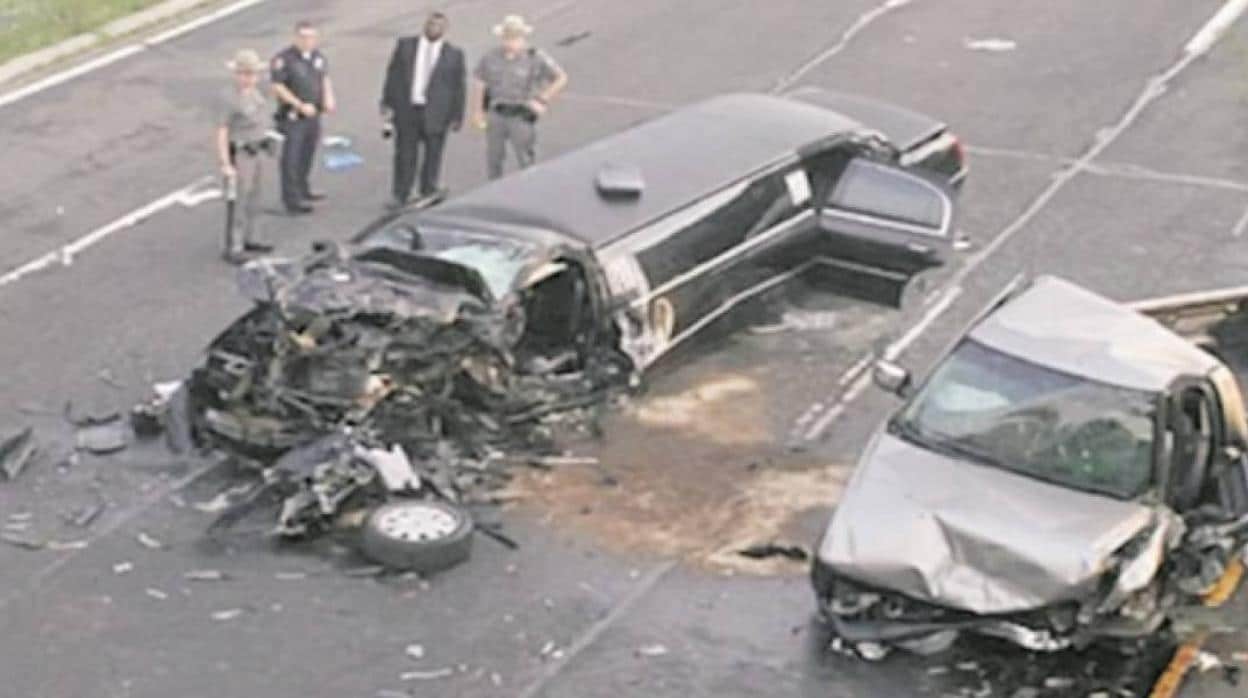Imagen del accidente en Nueva York