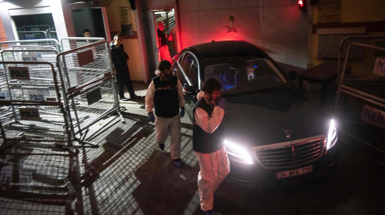 La policía turca registra la residencia del cónsul saudí en Estambul