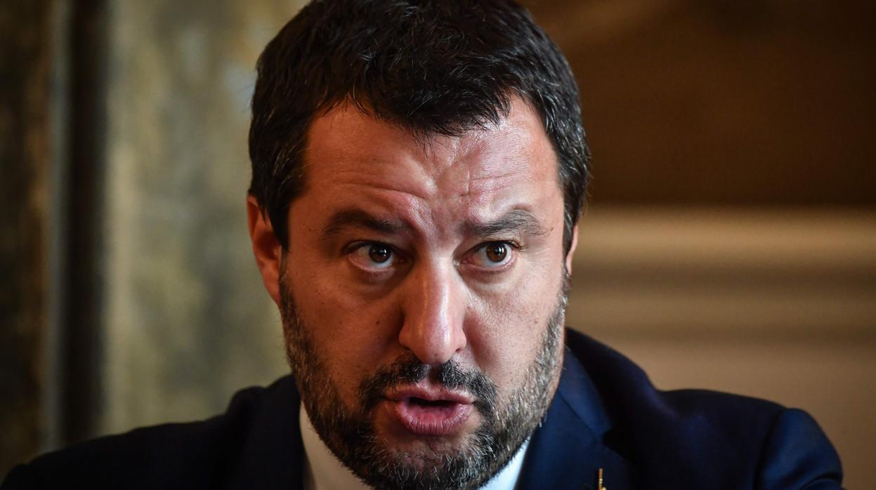 Matteo Salvini, ayer, durante una rueda de prensa en Bucarest