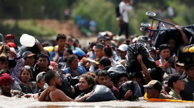 México repele otra caravana en su frontera con Guatemala