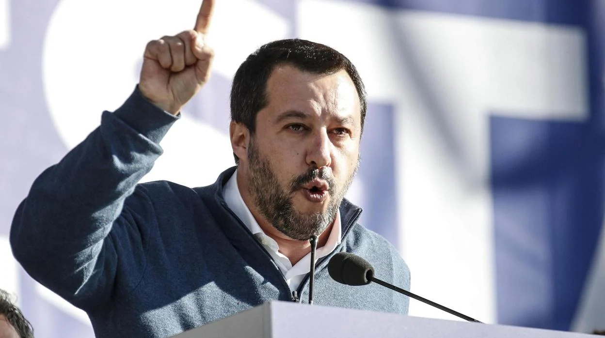 El ministro del Interior italiano, Matteo Salvini