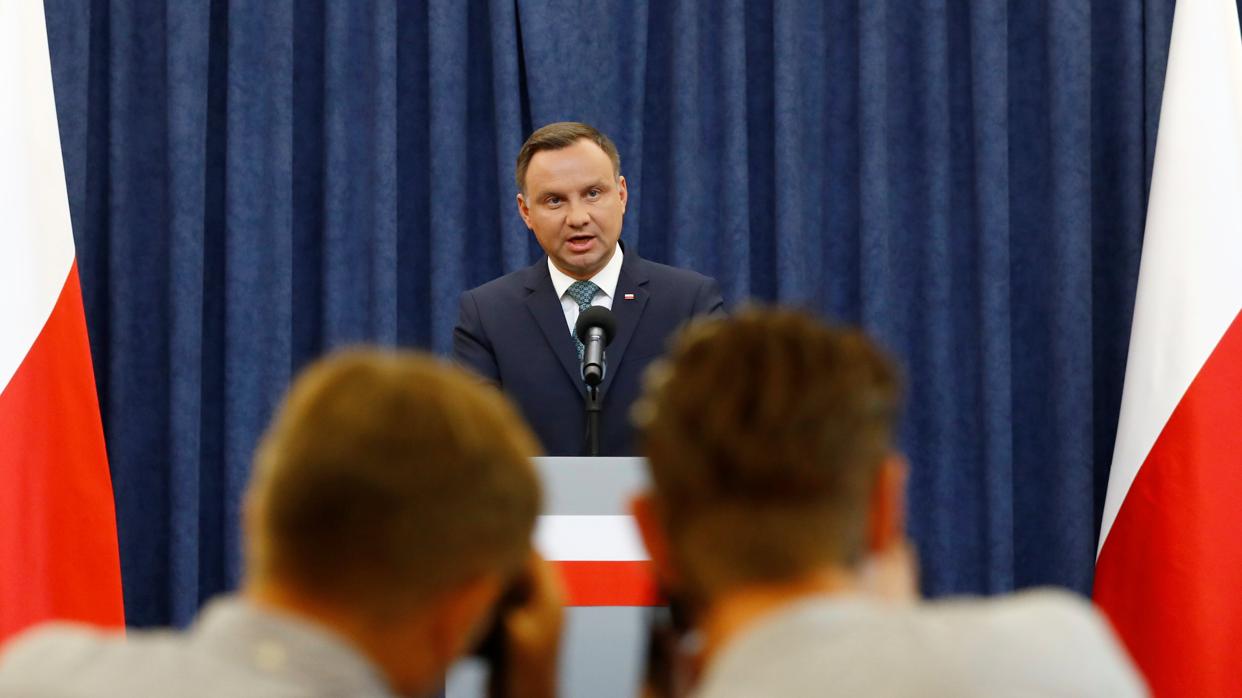 El presidente de Polonia, Andrzej Duda, en una imagen de archivo