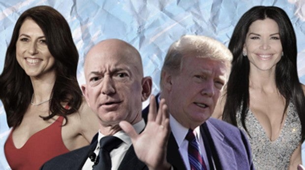 Bezos acusa de «chantaje con fotos íntimas» a un diario pro-Trump