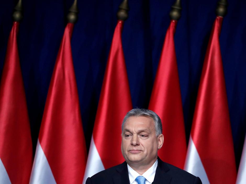 Viktor Orban, durante su discurso de la nación