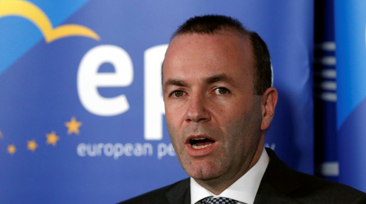 El líder de los populares europeos, Manfred Weber