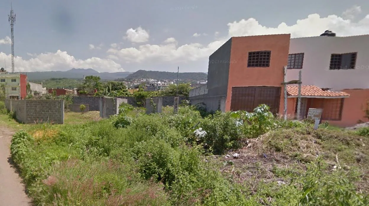 Zona donde fueron hallados los cuerpos, en la calle Olmecas de la colonia Cerritos García de Cuernavaca