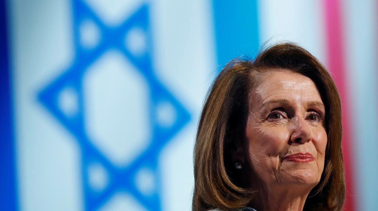 Nancy Pelosi, durante una conferencia en Washington