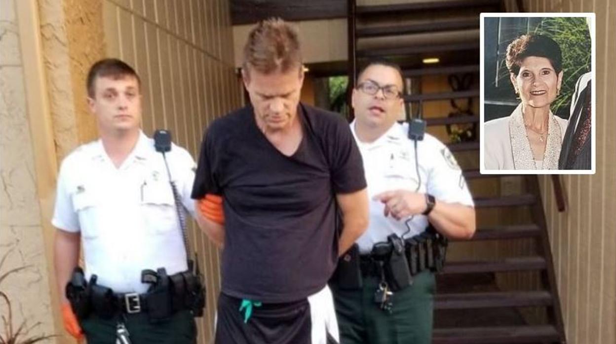 Momento de la detención de Todd Barket este miércoles en su casa de la localidad de Brandon (Florida)