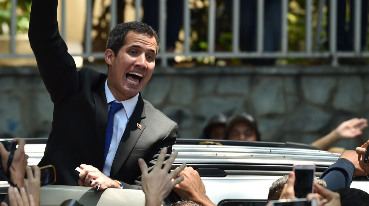 El presidente interino de Venezuela, Juan Guaidó