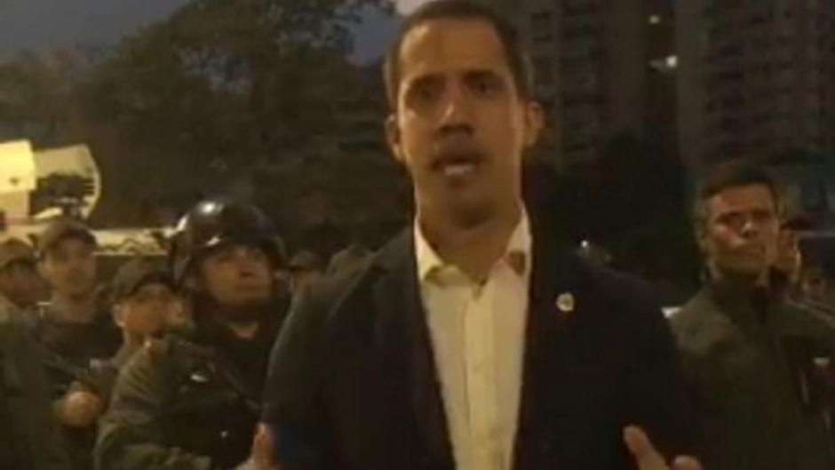 Así ha sido el mensaje de Guaidó para la «liberación» de Venezuela