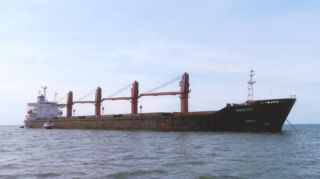 Barco norcoreano incautado por el gobierno de los Estados Unidos