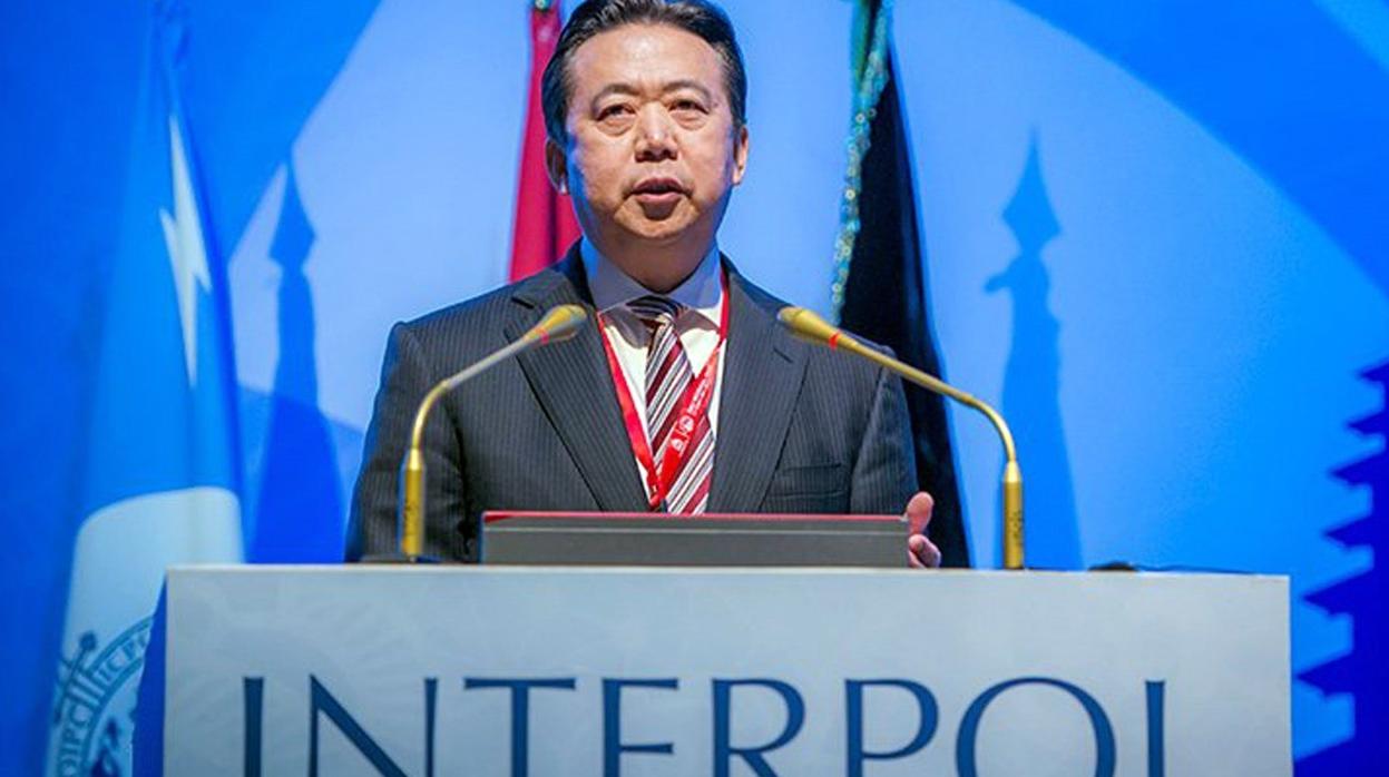 El expresidente de Interpol, Meng Hongwei, durante un acto en Indonesia en 2016