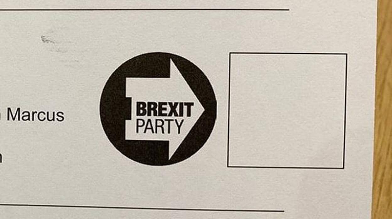 Papeleta británica de las elecciones europeas del 23 de mayo