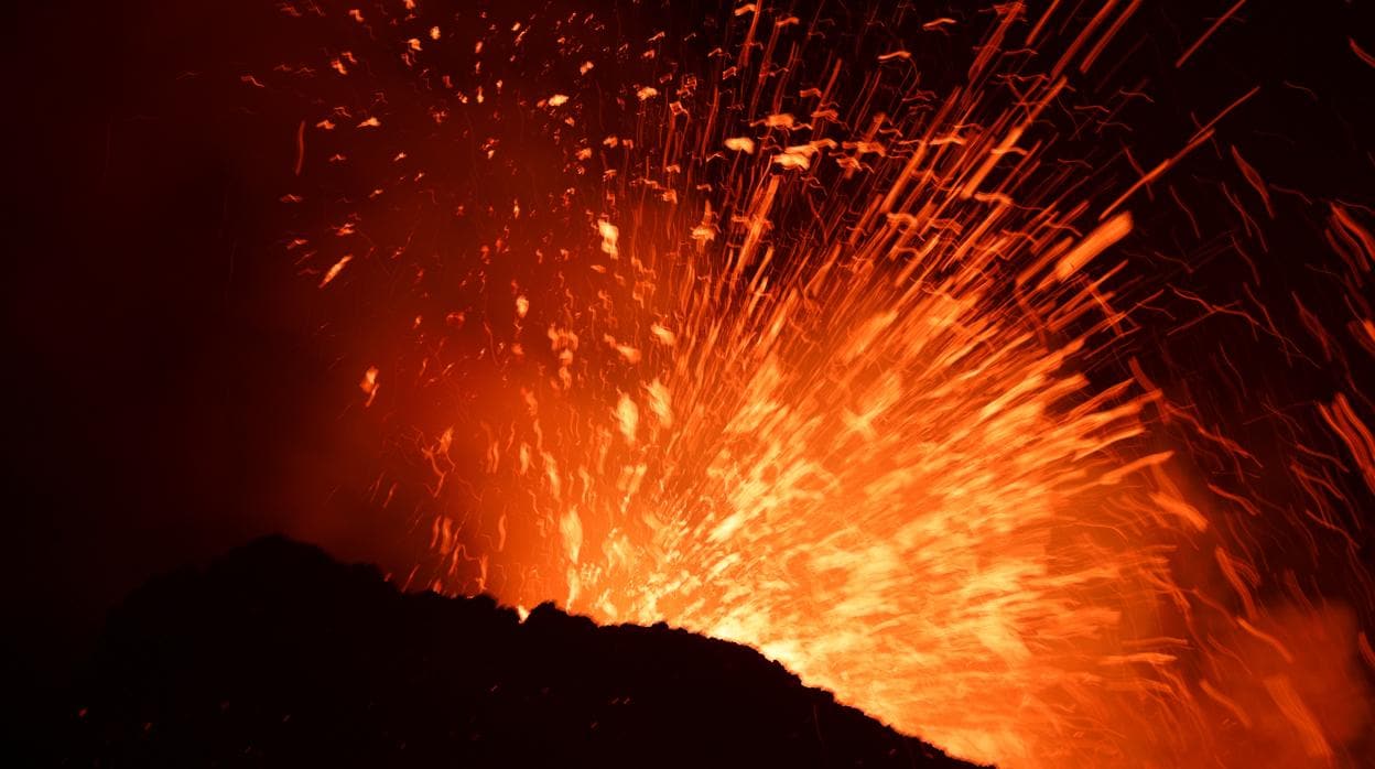 Imágenes de la erupción del volcán Etna