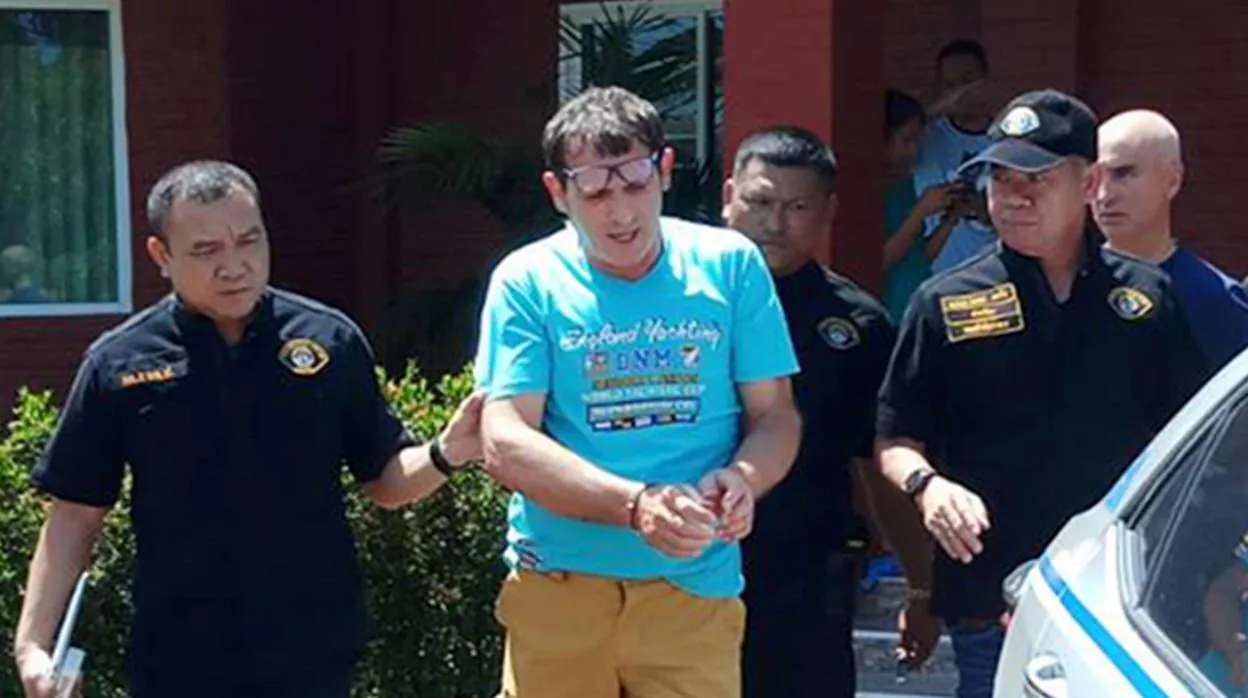 Francesco Galdeli, detenido por la Policía tailandesa