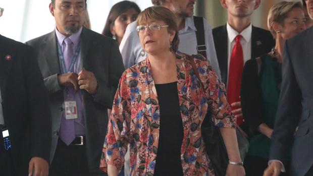 Michelle Bachelet, Alta Comisionada de los Derechos Humanos de la ONU, llega a Venezuela