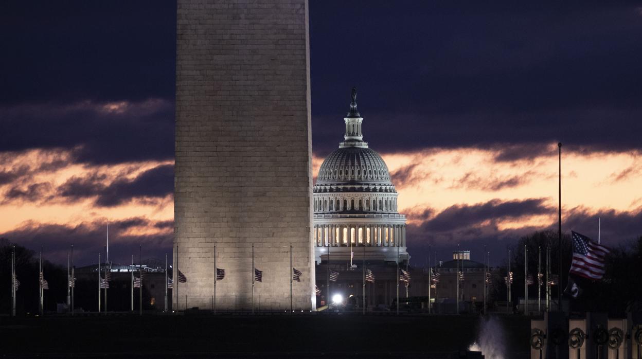 El Monumento a Washington, con el Capitolio de fondo, en una imagen tomada en 2018