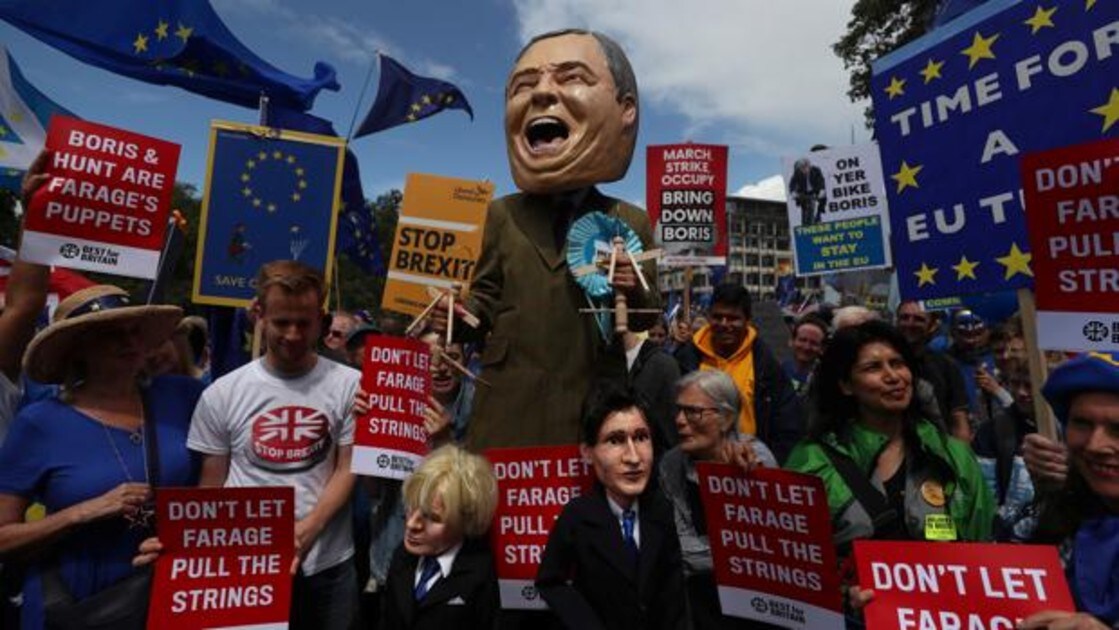 Protestas de Londres contra el Brexit