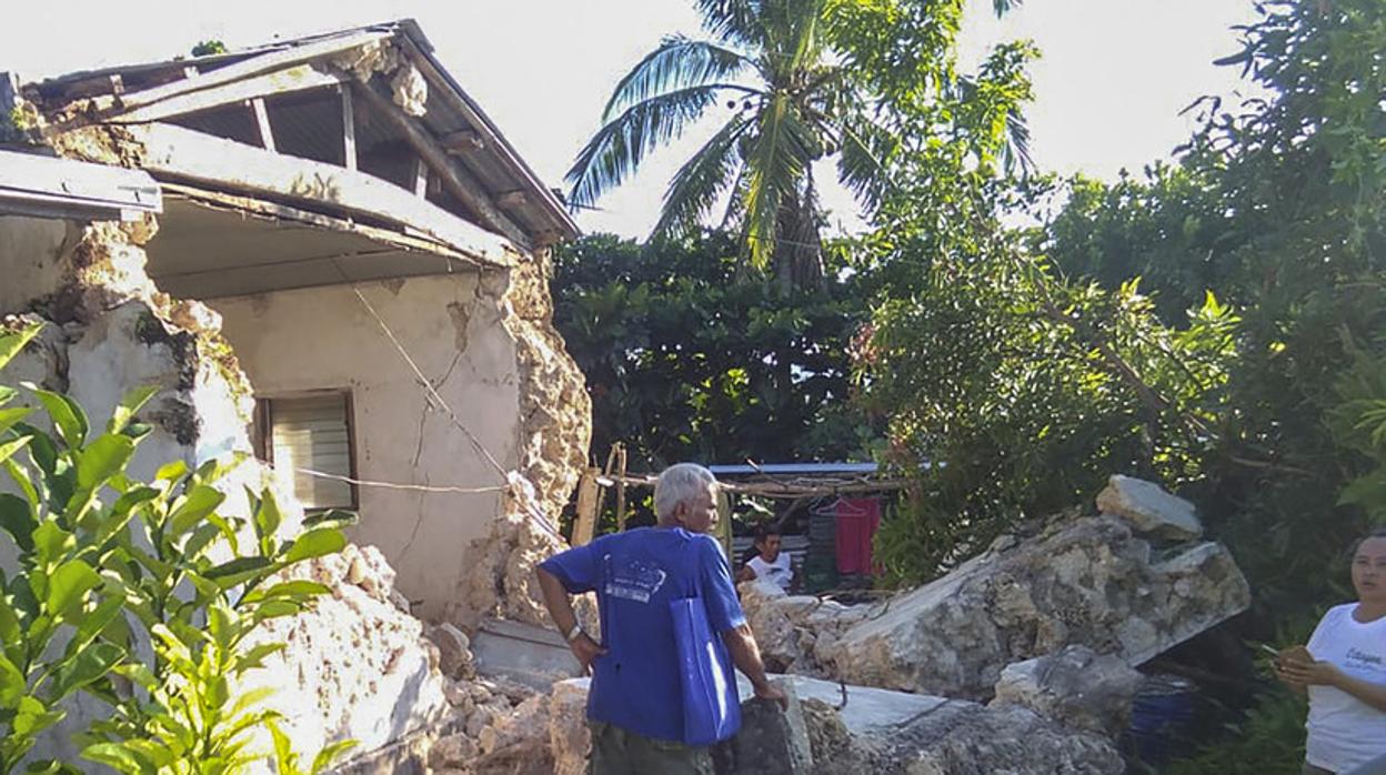 Daños causados por el terremoto en Filipinas