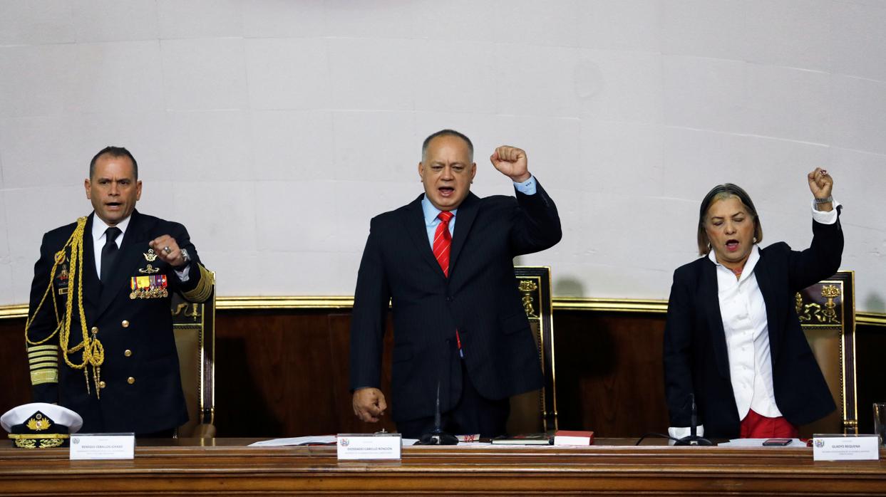 Diosdo Cabello en la Asamblea Nacional Constituyente de Venezuela