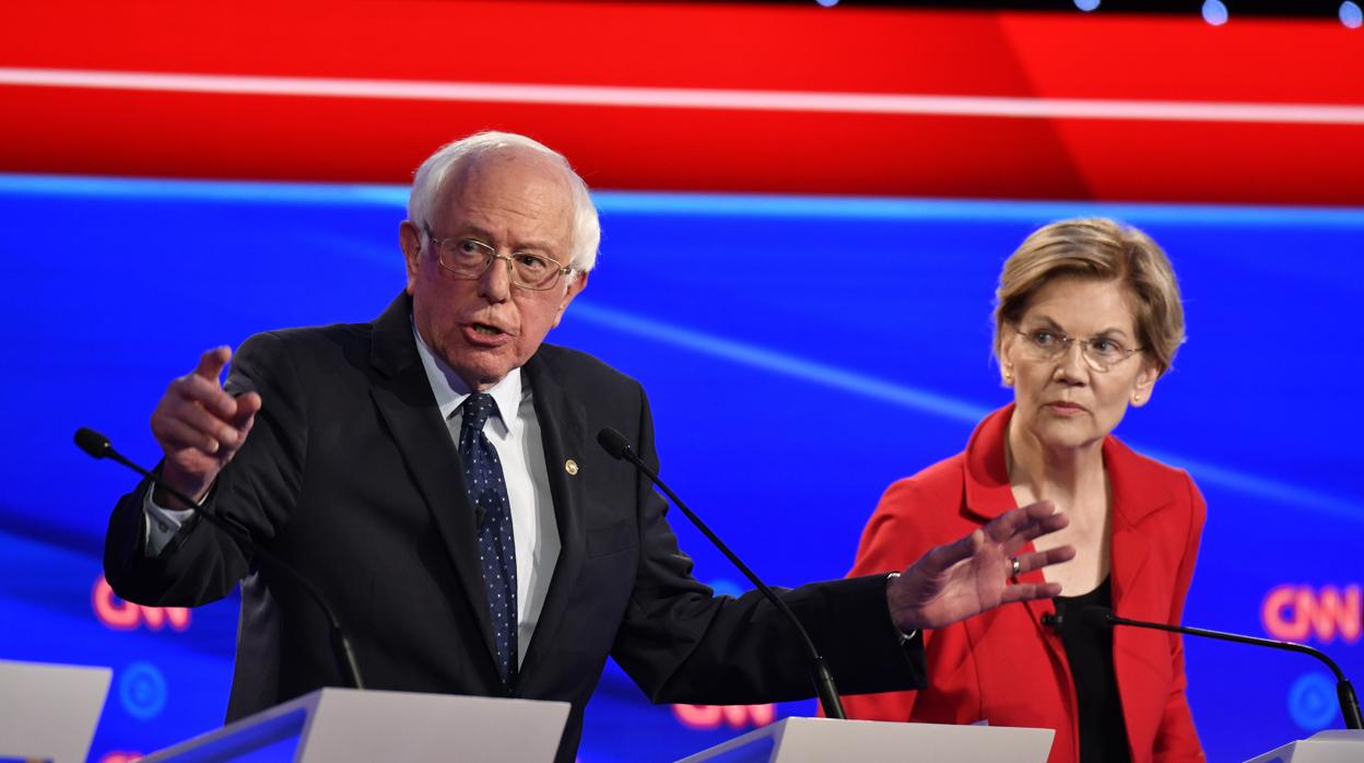 Bernie Sanders y Elizabeth Warren, en principio, son los candidatos con más opciones