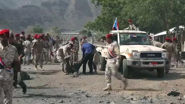 Un misil y dron hutíes matan a varios milicianos en el sur de Yemen