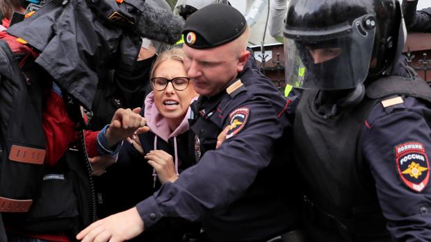 Al menos 89 detenidos en una nueva manifestación opositora en Moscú