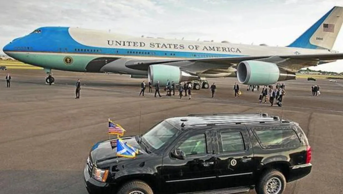 El helicóptero en el que Trump viajará a la cumbre del G-7 se encuentra ya en Guipúzcoa