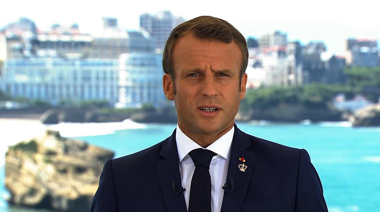 El presidente de la República francesa, Emmanuel Macron