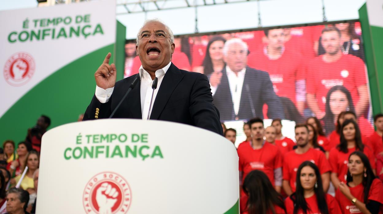 El primer ministro portugués, António Costa, en 2015