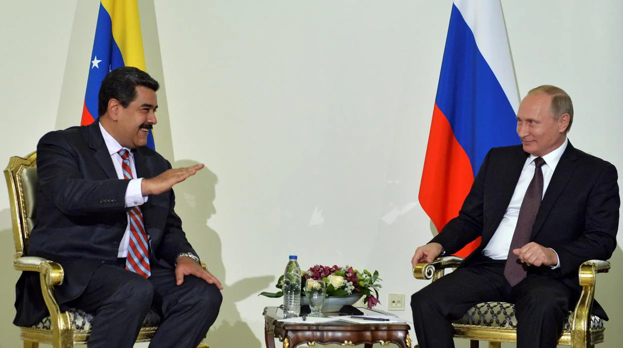 Nicolás Maduro y Vládimir Putin en una reunión bilateral en 2016