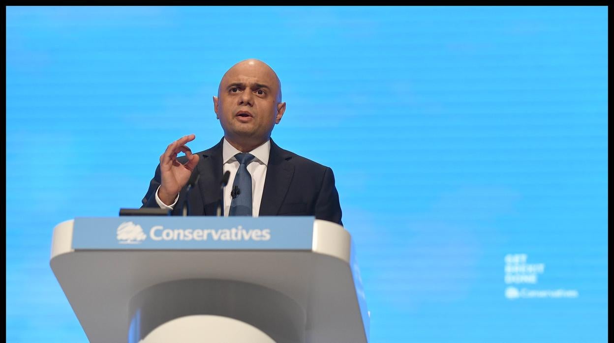 El ministro de Finanzas británico, Sajid Javid