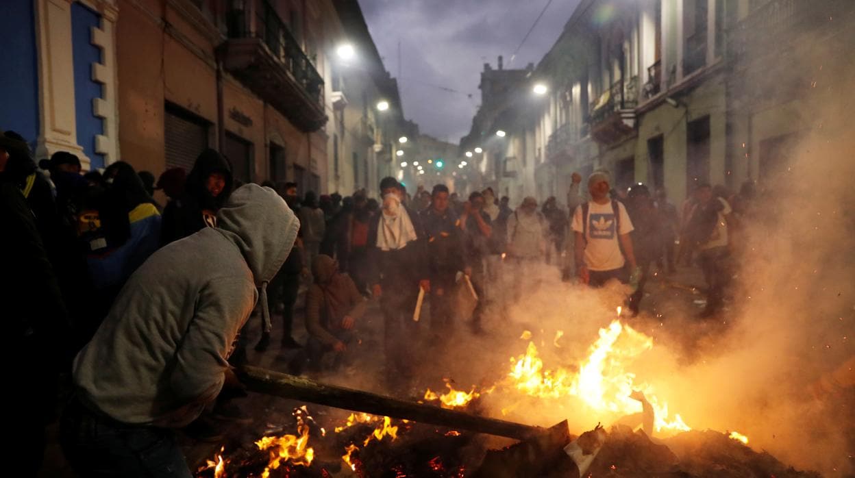 Manifestación en Quito