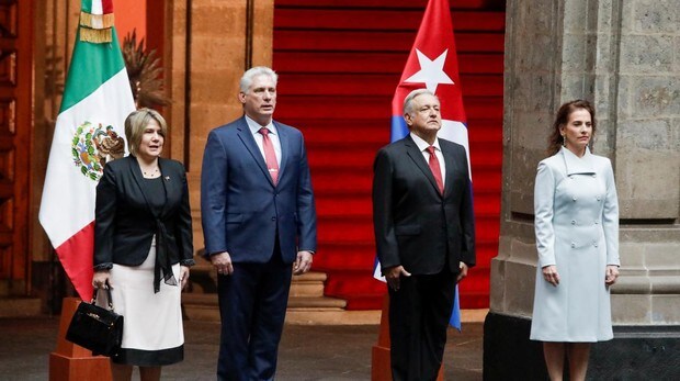 El presidente cubano visita México para impulsar la cooperación bilateral