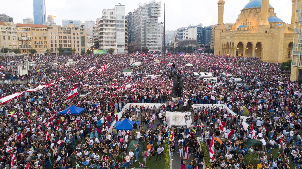 Las calles del Líbano exigen la dimisión del Gobierno