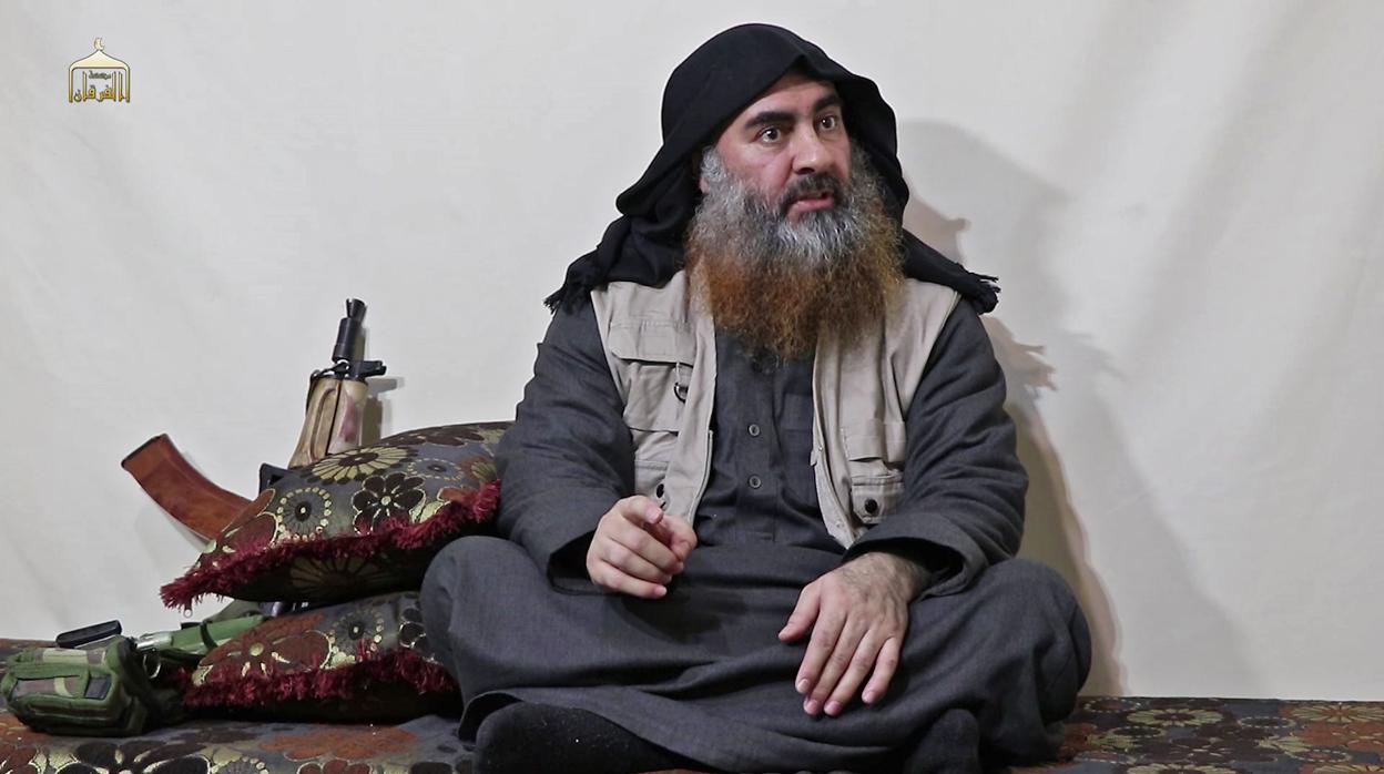 El líder de Daesh, Abú Bakr al Baghdadi, en una imagen de abril