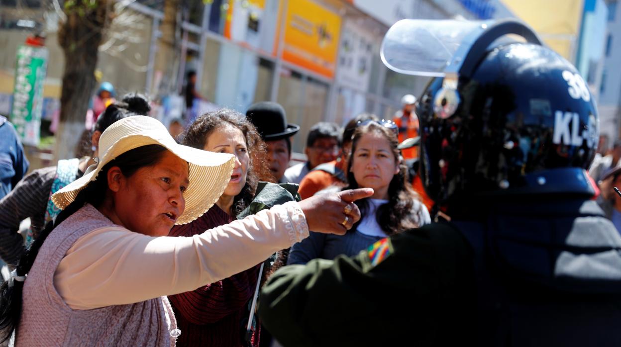 Protestas este miércoles en la capital La Paz