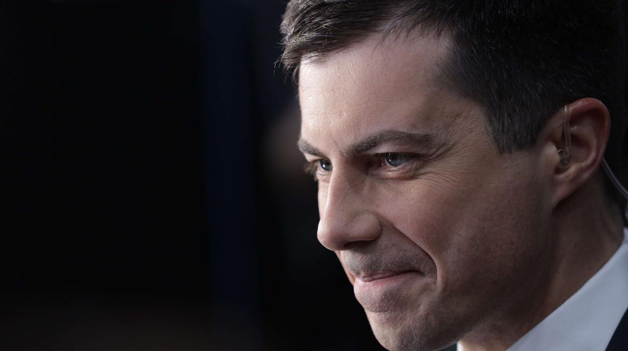 El candidato demócrata Pete Buttigieg