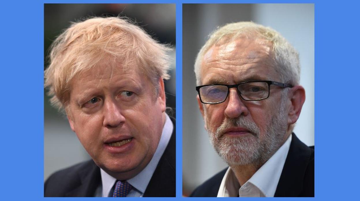 Boris Johnson y Jeremy Corbyn